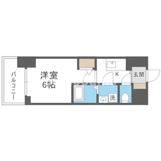 エスリードレジデンス大阪本町【11階】の間取り