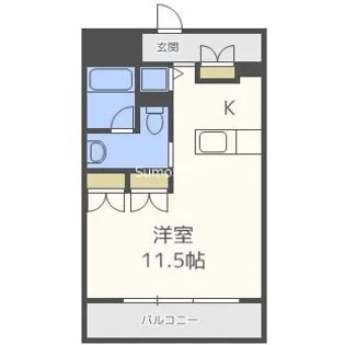アーデンタワー南堀江【5階】の間取り