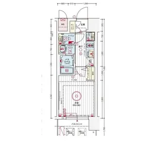 ザ・ウエストマークシティプレミアム【2階】の間取り