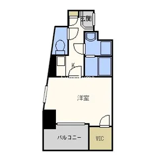プレサンス中之島公園パークレジデンス【6階】の間取り