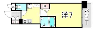グラン・セレブ本町【4階】の間取り