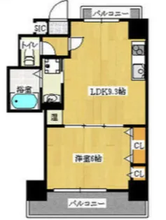 ロイヤルヒル2【10階】の間取り