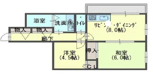 ゼンラフォーレ【4階】の間取り