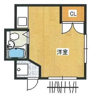 溝口真野マンション【1階】の間取り
