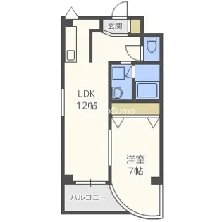 ジョエロ堀江【2階】の間取り
