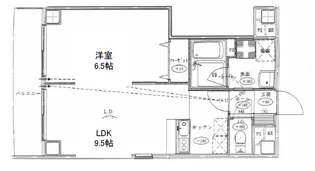 ルミエール難波東栄物産ビル【4階】の間取り