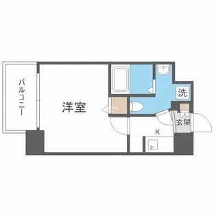 セレニテ難波西【9階】の間取り