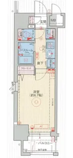 エステムプラザミッドプレイス【4階】の間取り