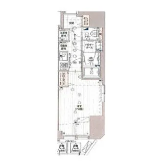 エスライズ堺筋本町【9階】の間取り