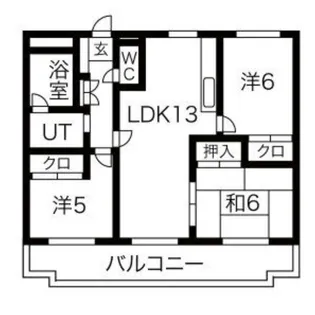 ロマンス・リコ【4階】の間取り