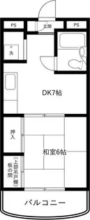 マンション和光【2階】の間取り