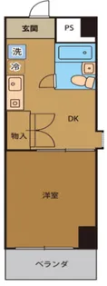 ビューライフ六甲【3階】の間取り