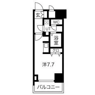 アドバンス心斎橋グランガーデン【11階】の間取り