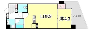 リノスタイル神戸下山手【9階】の間取り