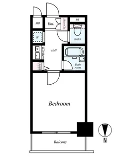 CityLifeクラウンハイム長堀通【4階】の間取り