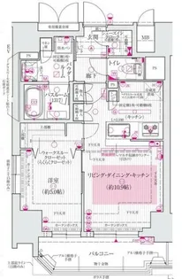 エステムプラザ南船場レジスタ【6階】の間取り