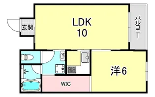クレグラン南船場【3階】の間取り