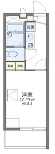 レオパレスル・コントワールⅢ【3階】の間取り