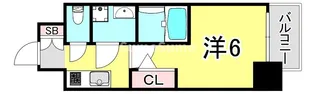 エスリード神戸兵庫駅アクアヴィラ【5階】の間取り