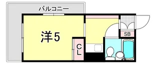ルーミハイツ【4階】の間取り