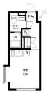 オーキッドレジデンス代々木 WEST【3階】の間取り