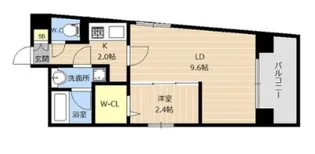 アイズ南福岡【8階】の間取り
