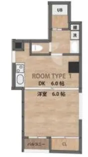 MELLーTHEATER【6階】の間取り