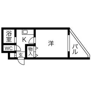 アーバン箱崎【4階】の間取り