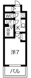 ファステートNAMBA華月【12階】の間取り