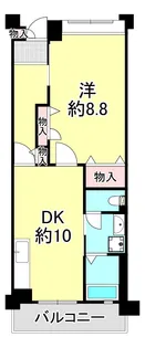 URKOBE・岡本4号棟【7階】の間取り