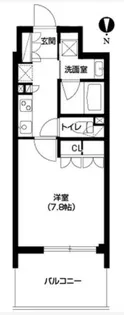 アーバネックス心斎橋【9階】の間取り