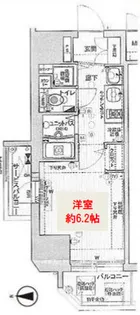 プレサンス心斎橋ルティア【10階】の間取り