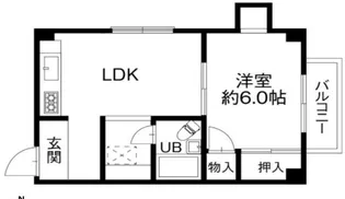 パティオ園田【3階】の間取り