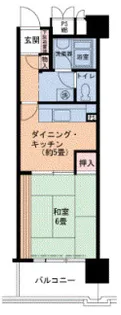 UR武庫川 1号棟【3階】の間取り
