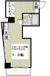 スカイコート中目黒【7階】の間取り