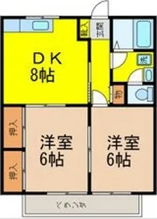 ヌーベル上野【1階】の間取り