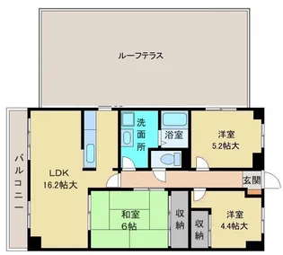 朝日プラザモンターニュ北神戸1番館【5階】の間取り