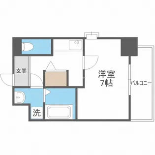 リデア南堀江【8階】の間取り