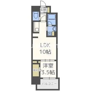アーバネックス心斎橋2【6階】の間取り