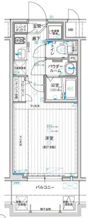 アドバンス上町台Ⅱクレイドル【10階】の間取り