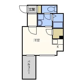 プレサンス難波南アーバニッシュ【10階】の間取り
