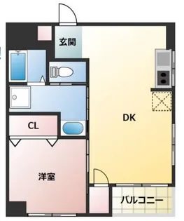 セビーヌ難波南【5階】の間取り