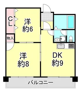 日生住吉コープ【2階】の間取り