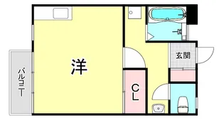 木の家香櫨園【1階】の間取り