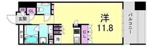 ガリレオ新町【5階】の間取り