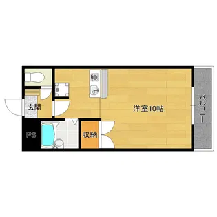 グランレーヴ大橋【3階】の間取り