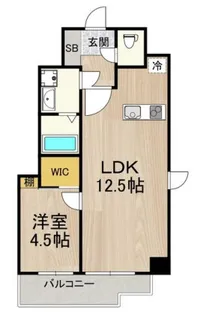 フロンティアコート堺筋本町(旧 ノーブルコート堺筋本町)【15階】の間取り