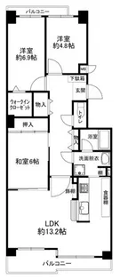 メゾン名谷【3階】の間取り