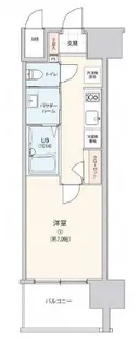 エスリード松屋町サウス【9階】の間取り