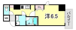 ファーストレジデンス天満橋【3階】の間取り